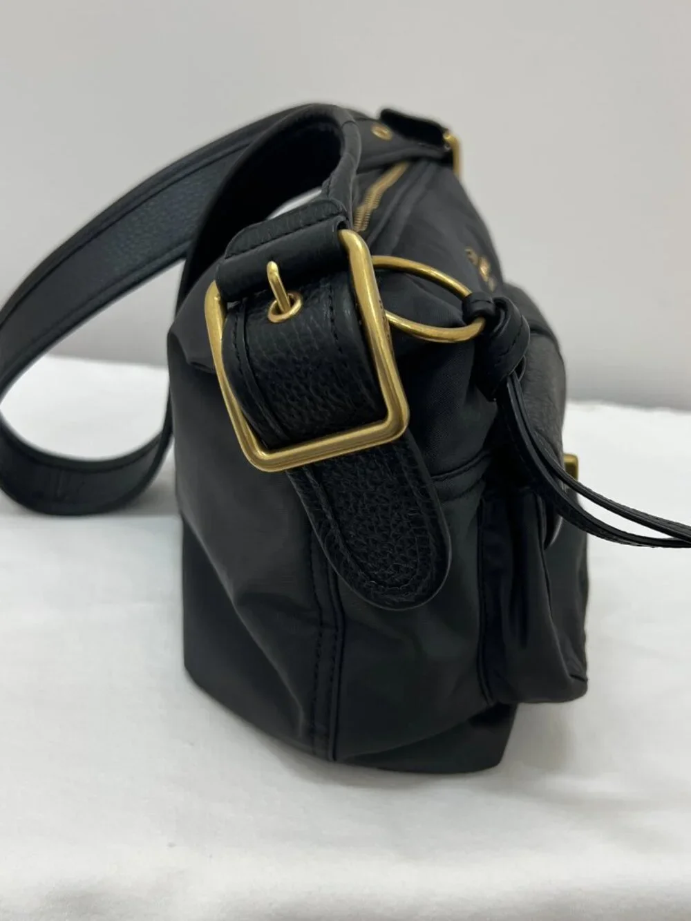 Coach Black Nylon Cargo Shoulder Bag in Style 3135